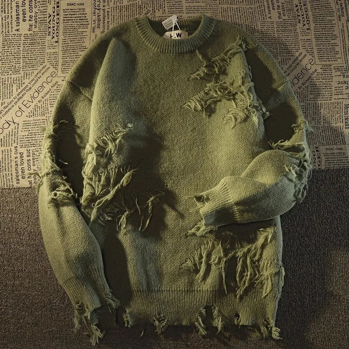 RebelEdge™ | Distressed Knit Sweater