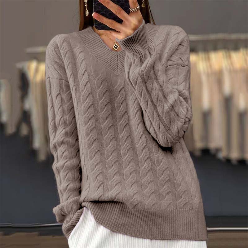 Avinity™| Classic Cable Knit Sweater