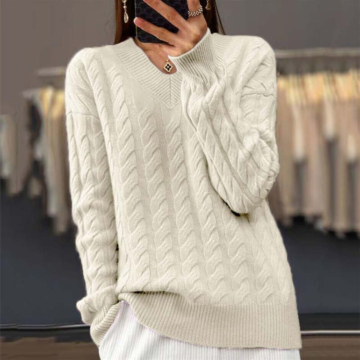 Avinity™| Classic Cable Knit Sweater