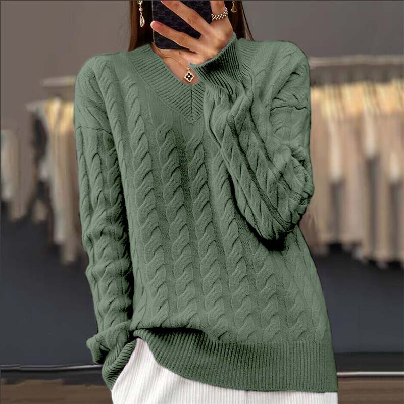 Avinity™| Classic Cable Knit Sweater