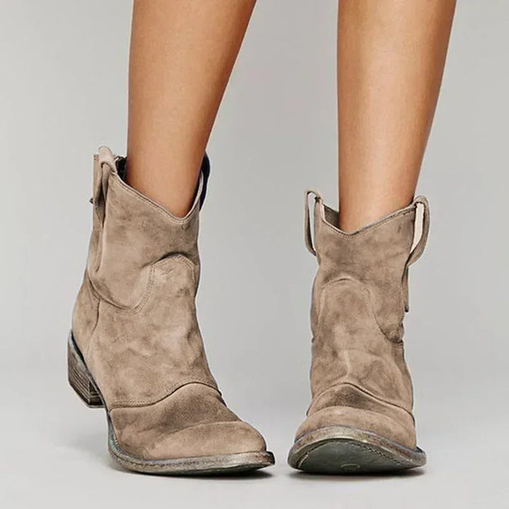 Evie™ | Vintage Cowboy Ankle Boots