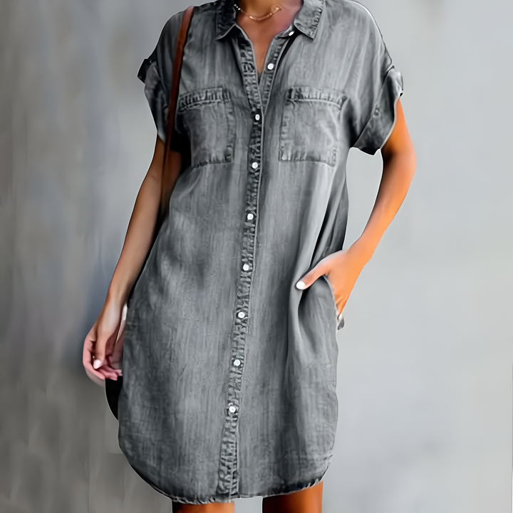 Chloe™ | Classic Denim Dress