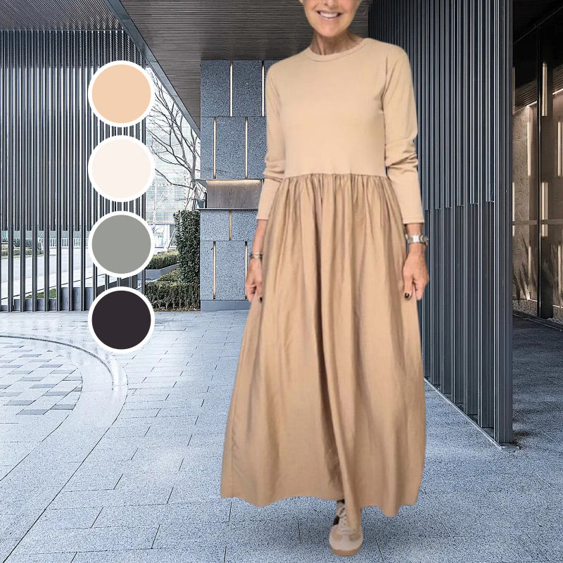 Judith™| Long Sleeve Knitted Midi Dress