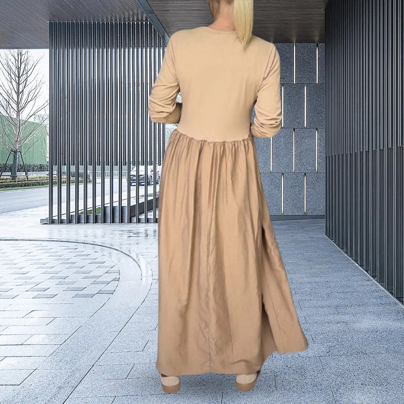 Judith™| Long Sleeve Knitted Midi Dress