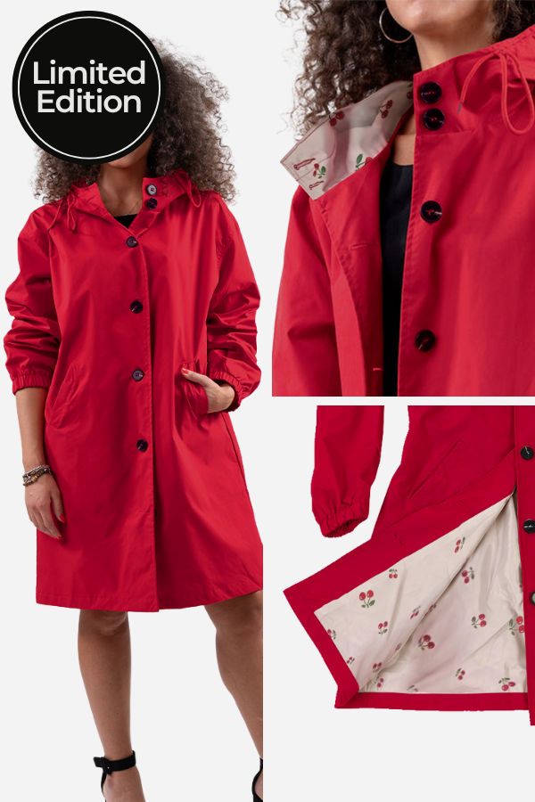 Brianna™ | Water Resistant Rain Jacket